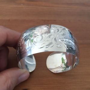 Sterling Silver ‘Cuff Style’ Bracelet